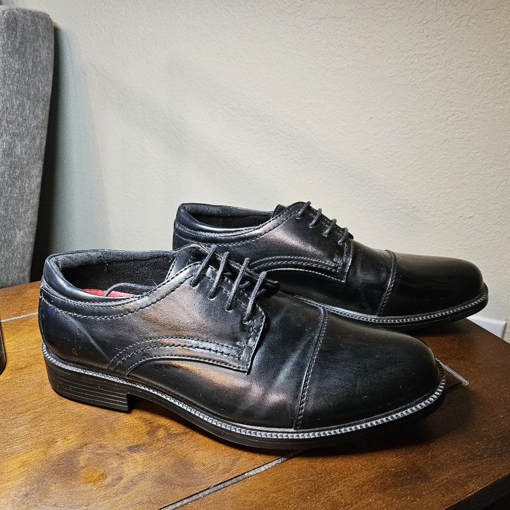 Ashford Hayes Warren Men's Black Casual Dress Lace Up Shoes Size 8 M